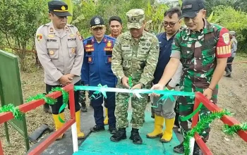 Kodim 0610 Sumedang Bangun Akses Penyeberangan Warga. Di Sini Lokasinya